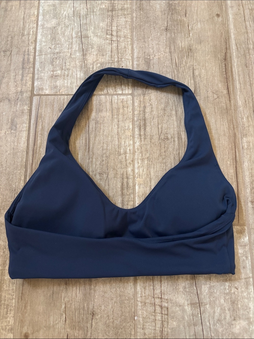 Navy Halter Work Out  Top - Picture 2 of 2